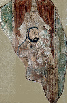 Uyghur noble from the Bezeklik murals.