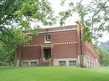 Old boys' dormitory that has since been torn down Utah School for the Deaf and Blind Boys Dormitory Ogden Utah.jpeg