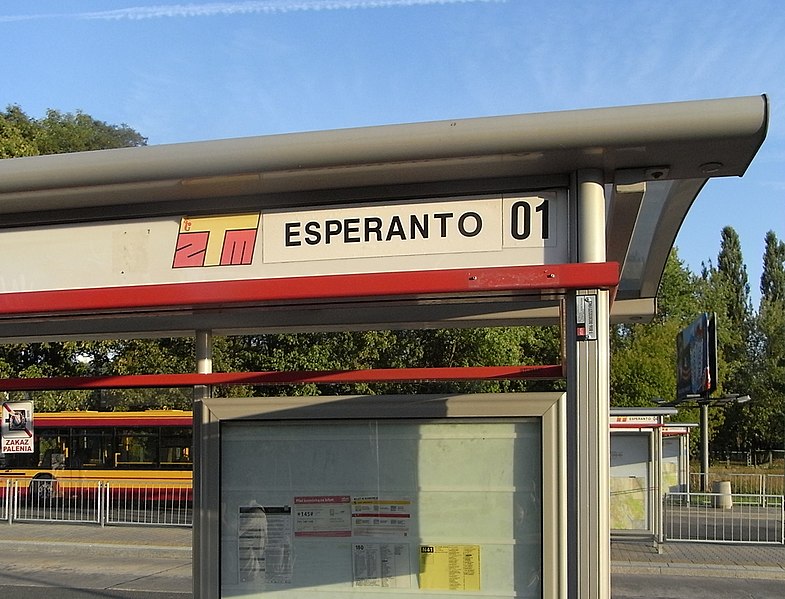 File:Varsovio, bushaltejo Esperanto, 7.jpeg