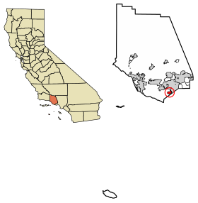 Ventura County California Incorporated and Unincorporated areas Lake Sherwood Highlighted 0639735.svg