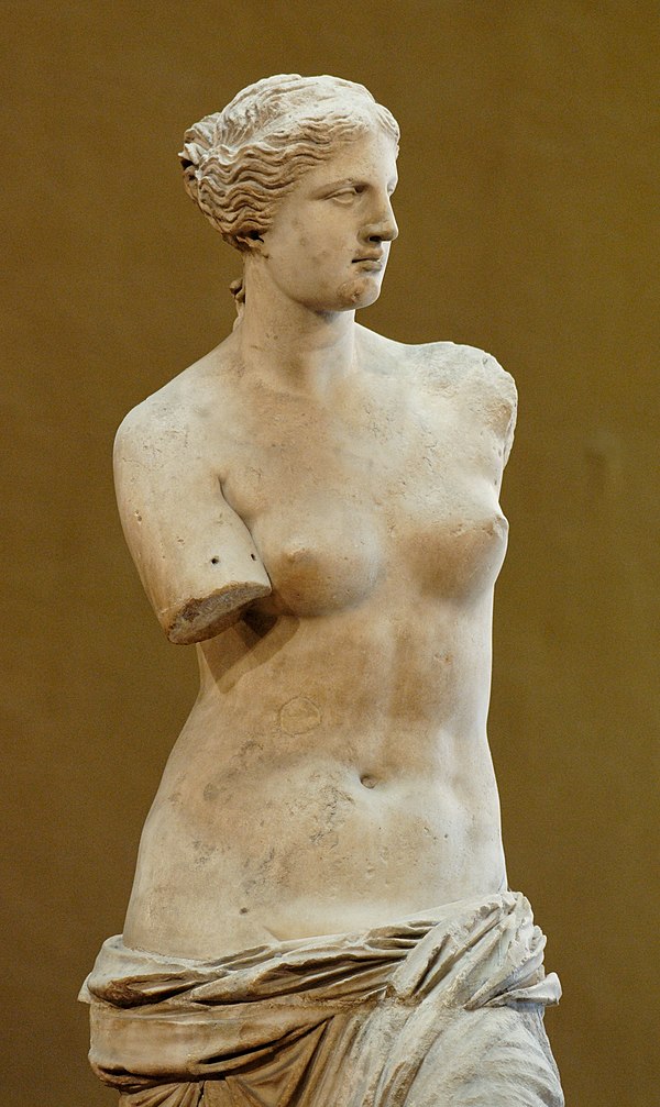Venus de Milo, at the Louvre