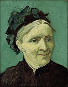 Portrait of the artist's mother by Vincent van Gogh