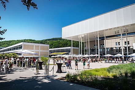 The campus of JKU University of Linz