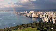 Honolulu viewed from Diamond Head Waikiki view from Diamond Head.JPG