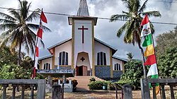 Gereja di desa Warupele I