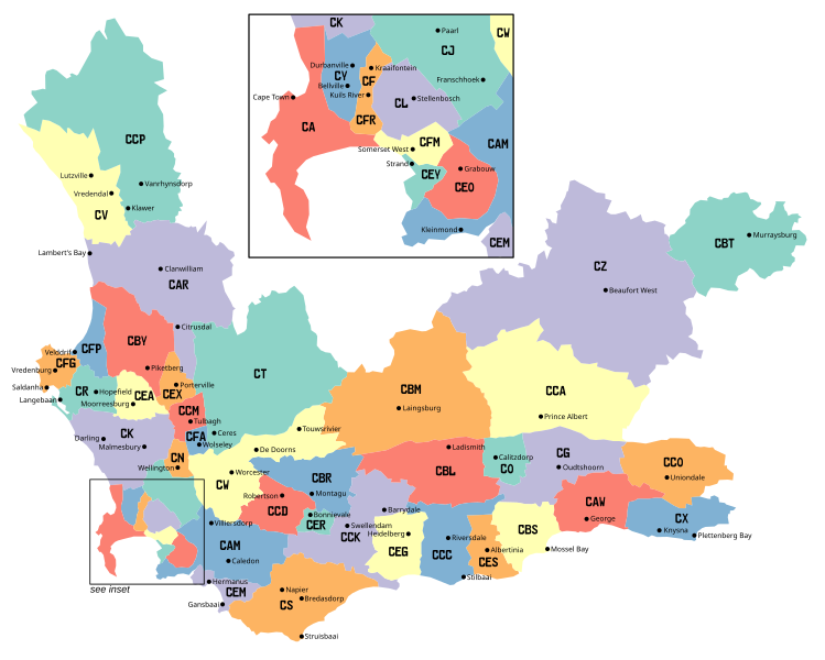 File:Western Cape license marks map.svg