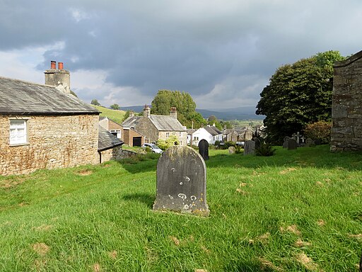 Whittington from the churchyard (geograph 4177594)