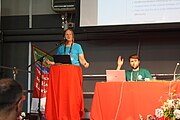 GLAM by Liam Wyatt and Jane Darnell at Wikimania 2016 in Esino Lario.