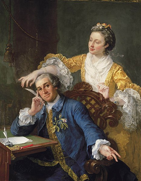 File:William Hogarth (1697-1764) - David Garrick with his Wife Eva-Maria Veigel - RCIN 405682 - Royal Collection.jpg