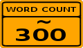 Word Count 300.svg
