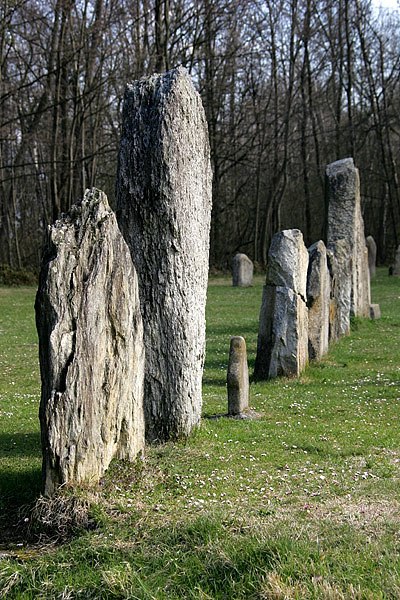 The stone rows in Yverdon-les-Bains (3000 B.C.E.)