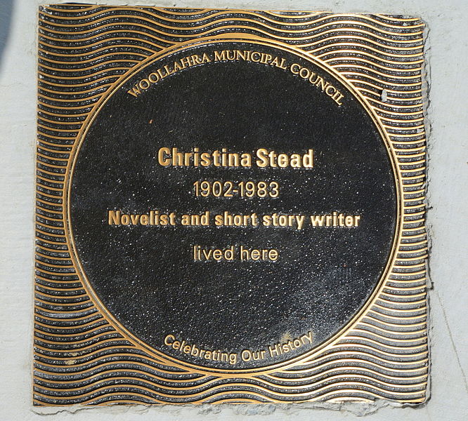 File:(1)Christina Stead house plaque Watsons Bay.jpg