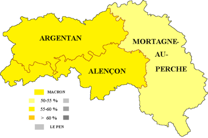 Élection présidentielle 2022. Résultats du 2e tour (par arrondissements)