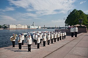 Оркестр Адмиралтейского флота России в июне 2010 г.