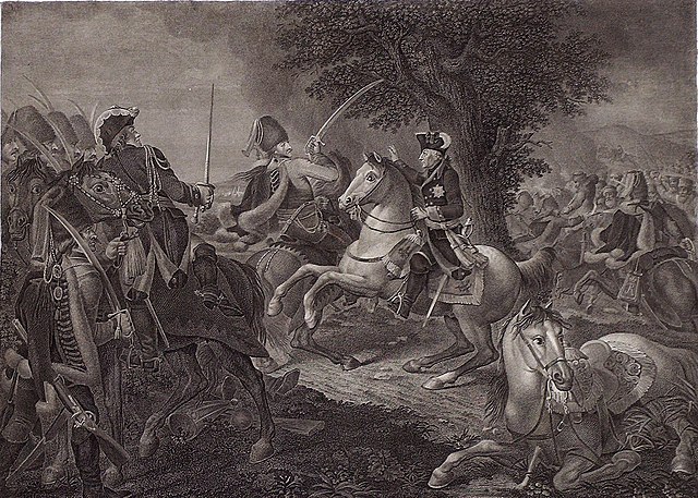 Frederick the Great at the Battle of Kunersdorf