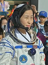 Liu Yang vor dem Start von Shenzhou 14 am 5. Juni 2022