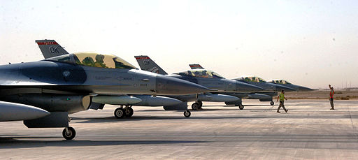125th Expeditionary Fighter Squadron F-16s Balad AB Iraq