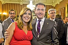 Susana Díaz a Juan Espadas.