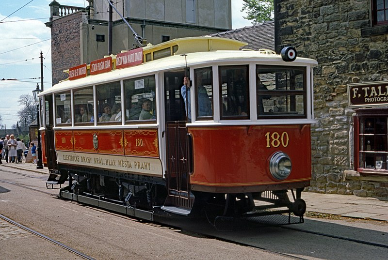 File:180 Prague tram at Crich.jpg