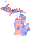 1890 Michigan Gubernatorial Election by County