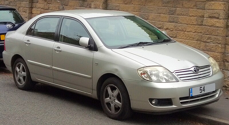 File:2004 Toyota Corolla 1.4VVT-i T3 (Front).jpg