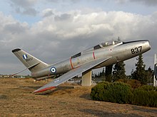 Un F-84F della greca Ellinikí Vasilikí Aeroporía.