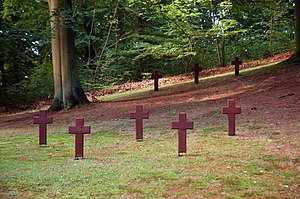 War cemetery on the Golm