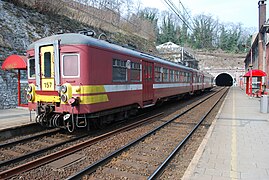 Train à quai en 2013.