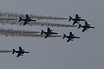 Thumbnail for File:20181208 Blue Impulse Kawasaki T-4 formation Naha Air Show 2018-50.jpg