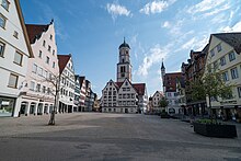 Blick auf den Marktplatz