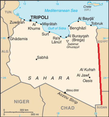 Fronteira Egito–Líbia