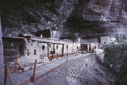 The archaeological site of Cuarenta Casas, located in the municipality of Madera