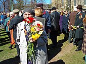 У «Бронзового солдата» 9 мая 2005 года