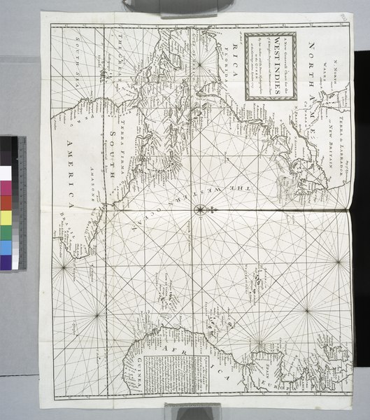 File:A new generall chart for the West Indies of E. Wright's projection vul. Mercators chart - by Ier- Seller and Ch. Price, hydrographers to the Queen, at the Hermitage Staires, London, 1703; H. Moll f. NYPL433853.tiff