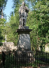 London's only public statue to Isaac Watts is in Abney Park Cemetery, Stoke Newington