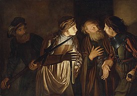 Adam de Coster - The Denial of Saint Peter