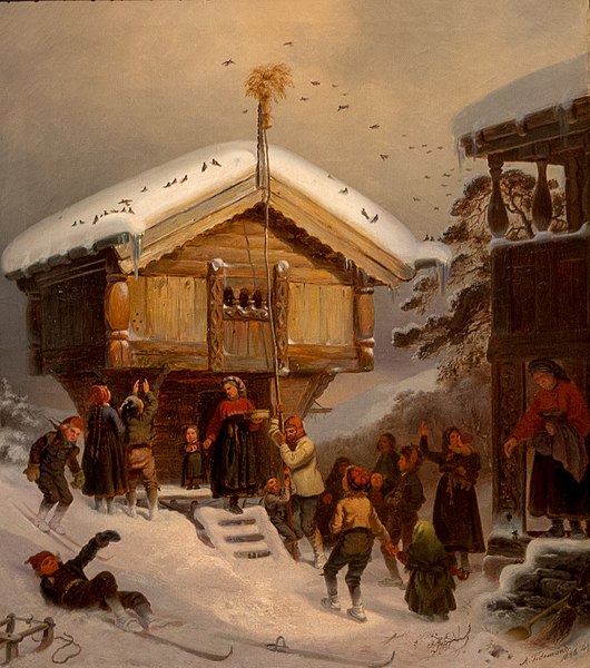 File:Adolph Tidemand - Traditions of Christmas - Juleskikk - IMG 9736aq (cropped).jpg