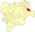 Розташування муніципалітету у провінції Альбасете
