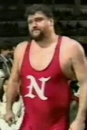 Albright at an AJPW live event in January 1999.