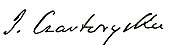 signature d'Izabela Czartoryska