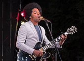 Cuban-Canadian singer Alex Cuba won the award in 2013. Alex Cuba at BSOMF 2015.jpg