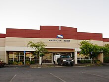 Corporate headquarters in Hillsboro, Oregon American Blimp Corporation headquarters - Hillsboro, Oregon.JPG