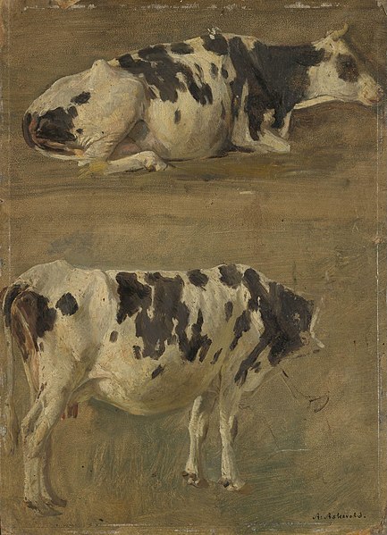 File:Anders Askevold - Study of two Cows - NG.M.01280d - National Museum of Art, Architecture and Design.jpg