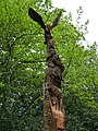 Animal carvings at Lesnes Abbey Woods, Abbey Wood.