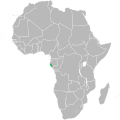 Range of Anthonotha mouandzae