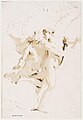 Giambattista Tiepolo, Apollo e Dafne, prima metà del XVIII secolo, disegno, 291x195 mm, Londra, Victoria & Albert