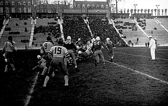 The Montreal Indians play the Toronto Argonauts at Percival Molson Memorial Stadium, November 6, 1937. Argos2-1937.JPG