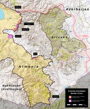 Armenisch-Aserbaidschanischer Grenzkonflikt: Hintergrund, Ereignisse, Einzelnachweise