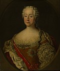 Thumbnail for File:Attributed to German School, 18th century - Johanna Elisabeth of Holstein-Gottorp ( 1712-60), possibly identified as - RCIN 406532 - Royal Collection.jpg