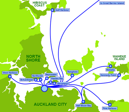 Ferry routes